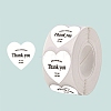 500Pcs Heart with Thank You Roll Stickers DIY-U008-01F-1