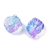 Transparent Spray Paint Glass Beads X1-GLAA-H035-01I-2