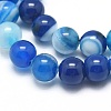 Natural Striped Agate/Banded Agate Beads Strands G-I254-03B-05-3