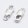 925 Sterling Silver Lobster Claw Clasps STER-K167-075D-S-1