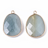 Natural Amazonite Pendants G-T131-08C-2