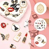 19Pcs 19 Styles Alloy Enamel Charms ENAM-YW0008-62-2