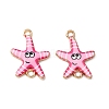 Ocean Theme Alloy Enamel Connector Charms FIND-CJC0017-15KCG-04-1