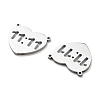 304 Stainless Steel Pendants STAS-A107-01A-P-2