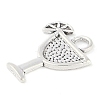 Tibetan Style Cocktail Glass Alloy Pendants TIBEP-Q054-03AS-RS-2