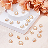 DICOSMETIC 20Pcs 2 Style ABS Plastic Imitation Pearl Shank Buttons BUTT-DC0001-06KCG-4