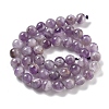 Natural Amethyst Beads Strands G-G779-8MM-05A-5