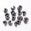 Brass Crimp Beads Covers KK-H289-NFB-NF-1