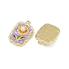 Alloy Enamel Pendants PALLOY-P311-01C-G-2