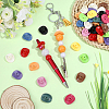 60Pcs 12 Colors Opaque Acrylic Beads OACR-PA0001-64-4