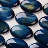 Dyed Natural Tiger Eye Gemstone Oval Cabochons G-J329-21-22x30mm-1