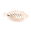 304 Stainless Steel Box Clasps LS-STAS-H151-16RG-1