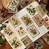 Vintage Postage Stamp Stickers Set X-DIY-B008-03D-4