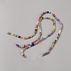 Handmade Millefiori Glass Beads Strands GGLA-WH0035-03-2