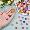 200Pcs Gradient Color Transparent Acrylic Beads OACR-DC0001-49-3