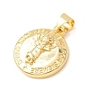 Brass Pendants KK-CBA0009-03G-2