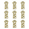 Open Back Bezel Pendants X-PALLOY-TAC0010-08AB-1