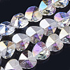 Electroplate Glass Beads EGLA-Q091-14mm-A18-1