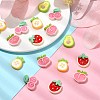 25Pcs 5 Styles Opaque Resin Cabochons RESI-CJ0003-79-6