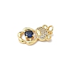 Brass Micro Pave Cubic Zirconia Pendants KK-Q068-04A-2