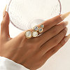 Round Alloy Statement Rings for Women AJ0330-1