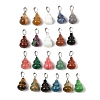 Natural & Synthetic Mixed Gemstone Pendants X-G-B127-03P-2