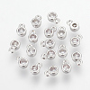 Brass Cubic Zirconia Charms X-ZIRC-P068-01P-1