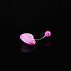 Heart Acrylic Curved Barbell Belly Rings FS-WG8852E-02-1