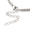 304 Stainless Steel Wheat Chain Bracelet BJEW-JB06520-5