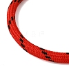 Braided Round Polyester Cord Bracelet Makings FB-CBAEDA0-01P-27-2