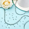 Electroplate Glass Beads Strands EGLA-D021-15-4