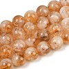 Heated Natural Citrine Beads Strands G-L657-B01-12mm-2
