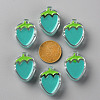 Transparent Enamel Acrylic Beads X1-TACR-S155-003G-3