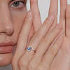 1Pc Sterling Silver Ring Components STER-BC0002-53B-6