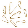 6 Styles 304 Stainless Steel Safety Pins Brooch Findings STAS-TA0006-12G-2