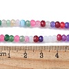 Dyed Natural Malaysia Jade Rondelle Beads Strands G-E316-2x4mm-67-2