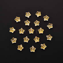 20Pcs Spray Painted Glass Beads GLAA-YW0001-15