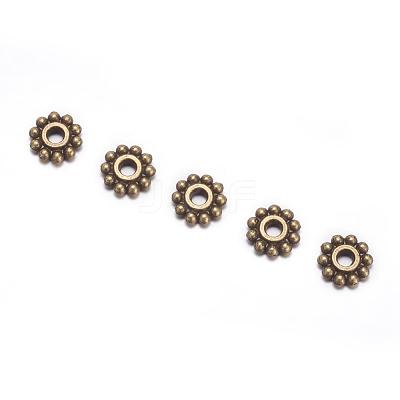 Gear Tibetan Style Alloy Spacer Beads MAB145-NF-1