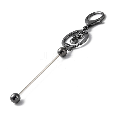 Alloy Bar Beadable Keychain for Jewelry Making DIY Crafts KEYC-A011-01B-1
