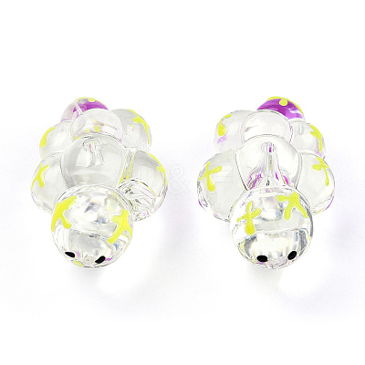 Transparent Acrylic Beads ACRC-T012-01-B02-1