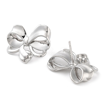 Brass Studs Earrings EJEW-K276-06B-P-1