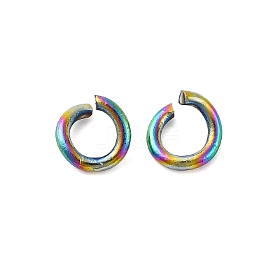 Ion Plating(IP) 304 Stainless Steel Open Jump Rings STAS-N098-062E-01-1