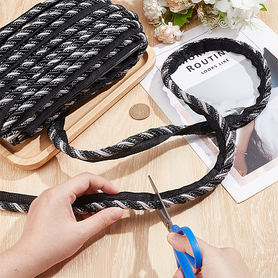 12.5M Polyester Twist Lip Cord Trim OCOR-WH0105-005B-1