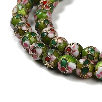 Handmade Cloisonne Beads CLB-O001-M10-04-1