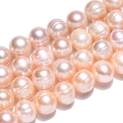 Natural Cultured Freshwater Pearl Beads Strands PEAR-N013-07L-1
