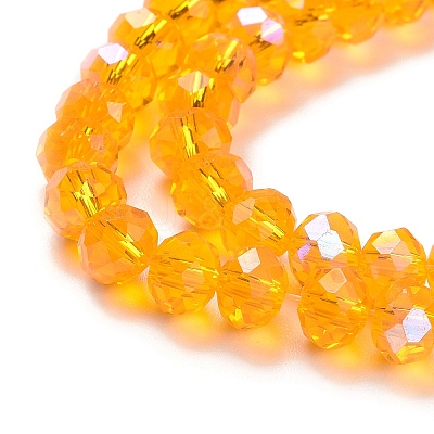 Electroplate Glass Beads Strands EGLA-A034-T2mm-L11-1