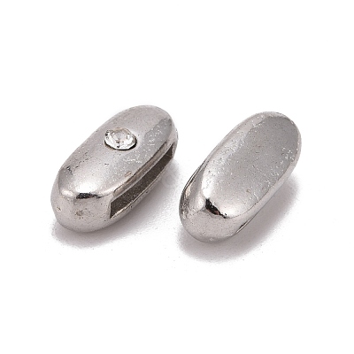 Letter Slider Beads for Watch Band Bracelet Making ALRI-O012-I-NR-1