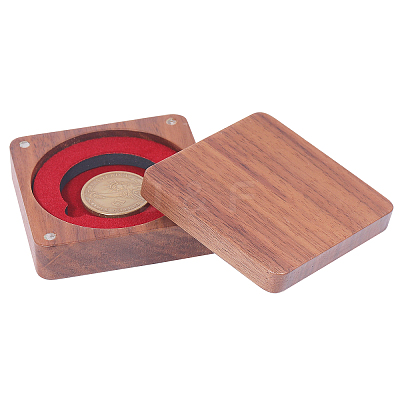 Wood Medal Storage Magnetic Boxes CON-WH0088-93A-02-1