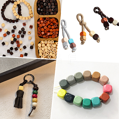 300Pcs Natural Wood Beads WOOD-SP0001-91-1