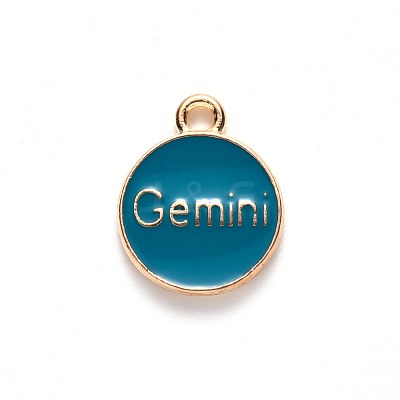 Alloy Enamel Pendants ENAM-S124-01A-05I-1